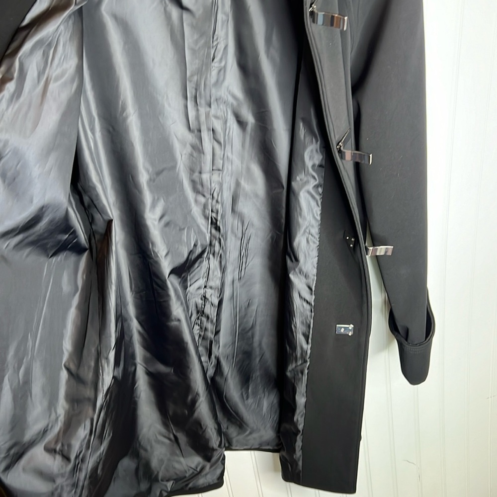 - Michael Michael Kors Black Trench Coat Size XS - Picture 11 of 16